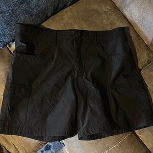Black Cargo Shorts